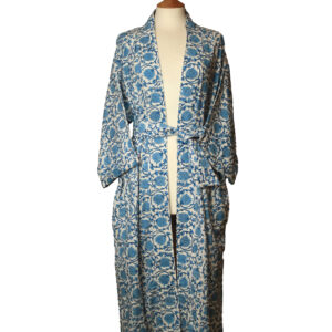Blue Lotus Kimono