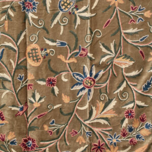 Gulmarg Velvet Crewel Curtain
