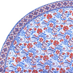 Forest Flame Round Tablecloth