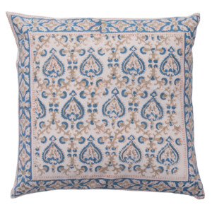Blue Peepal Cushion Cover