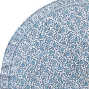 Blue Lotus Round Tablecloth