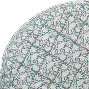 Green Pheasant Round Tablecloth