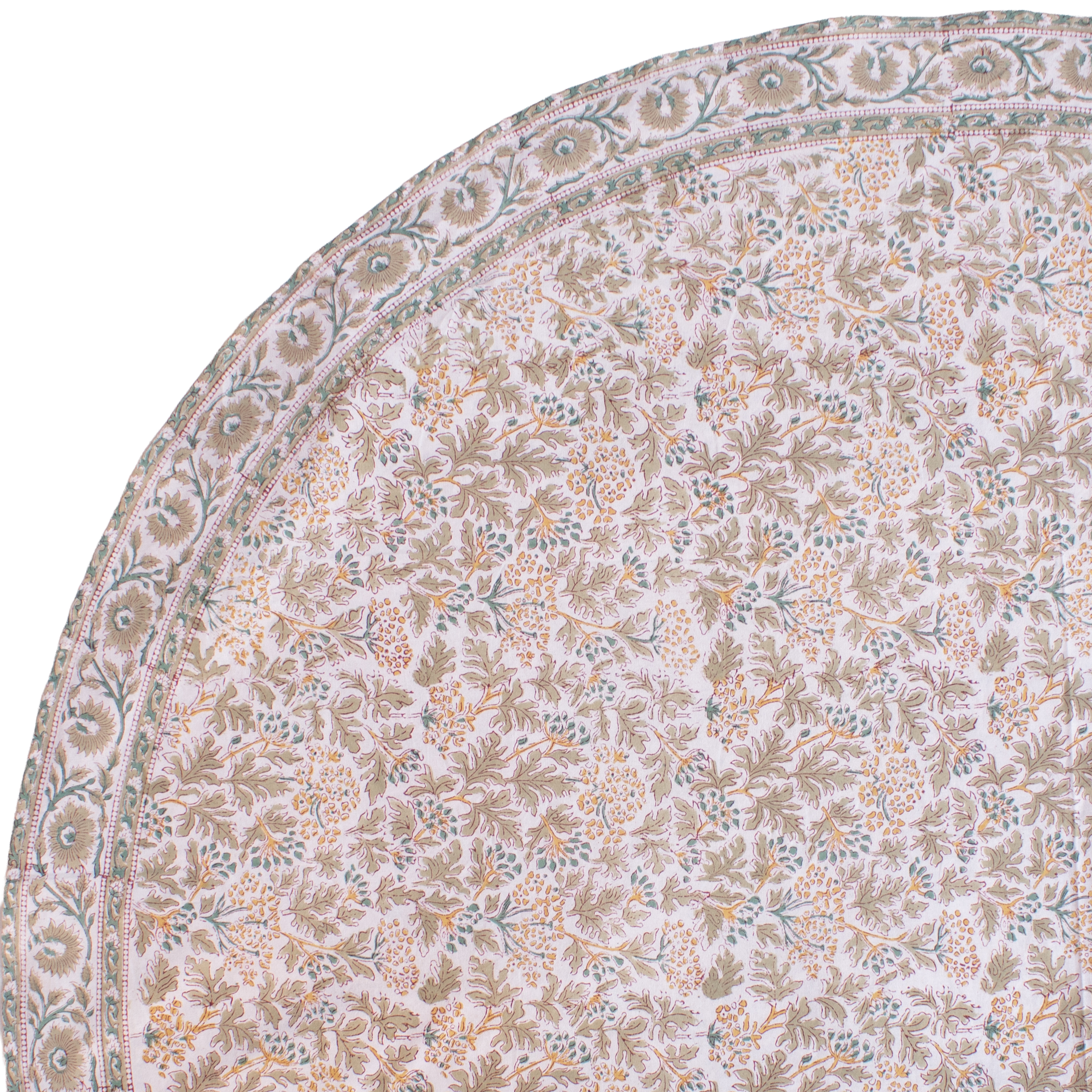 Kullu Oak Round Tablecloth